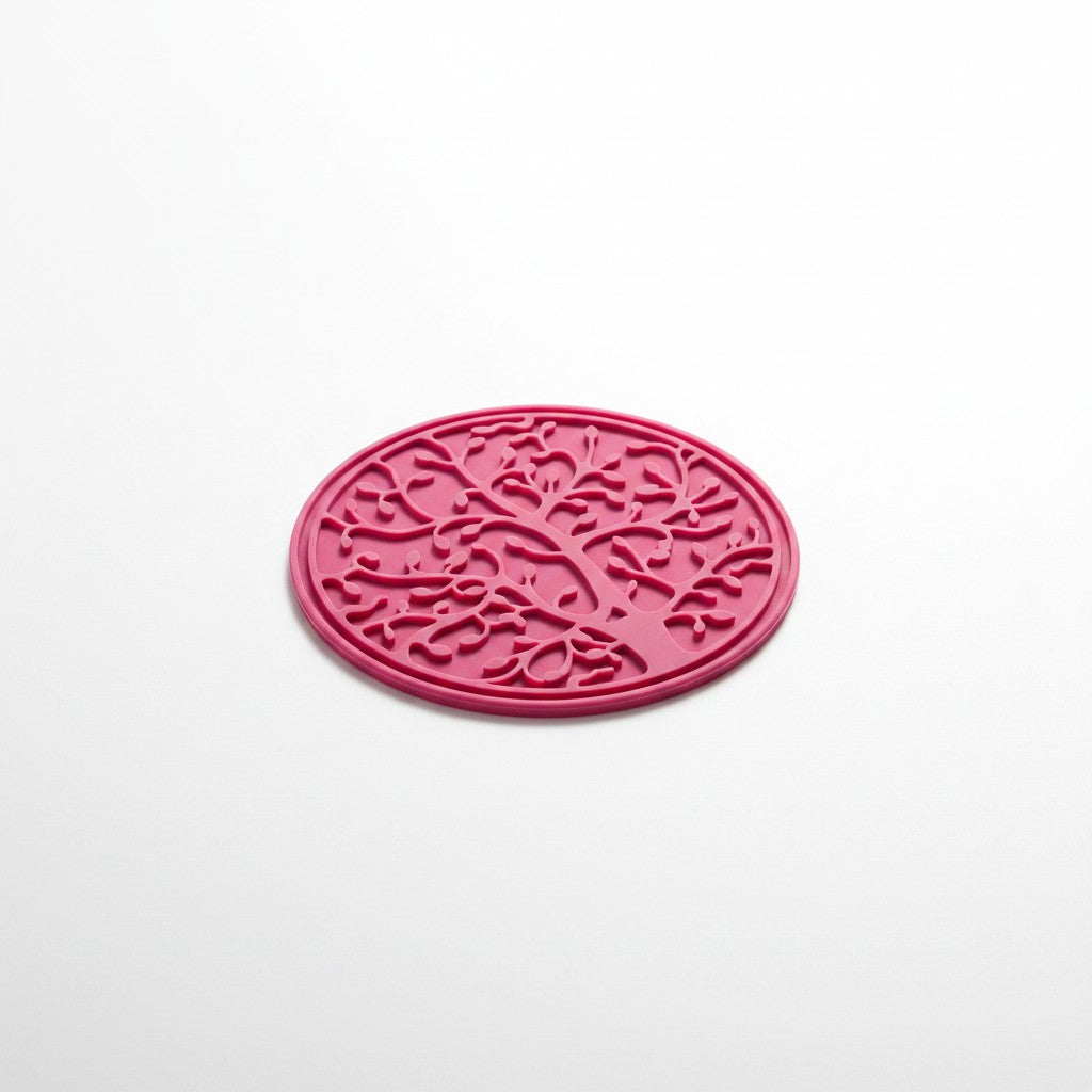 apis de léchage Arbre de Vie rose pour chien et chat avec ventouses